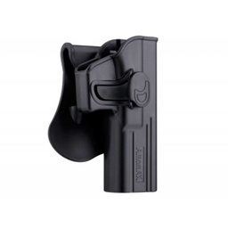 [2-R1GAG00/AM-GAG] FUNDA PISTOLA RIGIDA AMOMAX GLOCK NEGRA