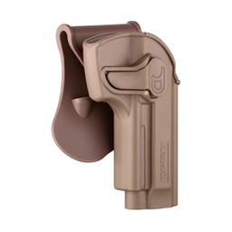 [AM-T92G2F] FUNDA PISTOLA RIGIDA AMOMAX BERETTA 92 TAN