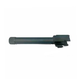[KP-13-17-18] CAÑON PISTOLA EXTERNO KJW GLOCK 13/17/18 C/ROSCA NEGRO