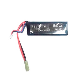 [VLC30] BATERIA VLC-PRO LIPO 7.4V 1800MAH 20C 1STICK NEGRA