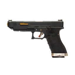 [WEG008WET-1] PISTOLA WE G34 CUSTOM-1 FULL METAL NEGRA
