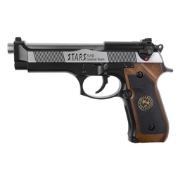 [WEM92SPS-2T] PISTOLA WE M92 SPS FULL METAL NEGRO-PLATA