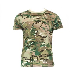 CAMISETA TACTICA LYCRA M/CORTA MULTICAM