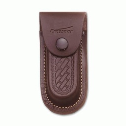 [78381] FUNDA NAVAJA CUERO PEQ. MARRON