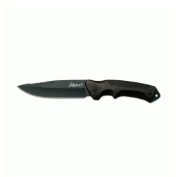 [15049] CUCHILLO ALPINO TACTICO C/FUNDA CUERO NEGRO