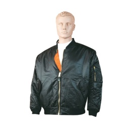 CAZADORA BOMBER NEGRA