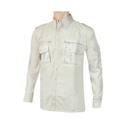 CAMISA CADET NIÑO M/LARGA BEIGE