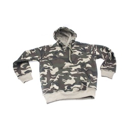 SUDADERA NIÑO CANGURO C/CAPUCHA CAMO