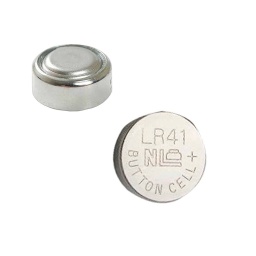 [LR41] PILA BOTON ALKALINA LR41 AG-3 2PCS PLATA