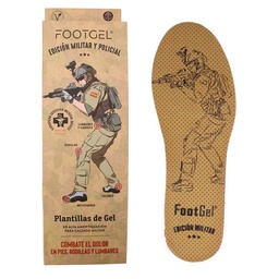 PLANTILLA FOOTGEL GEL EVA TECNICA MARRON