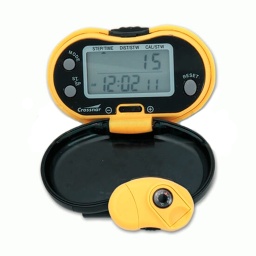 [54303] PODOMETRO TERMOMETRO CROSSNAR NEGRO