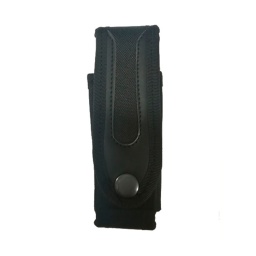 [BII765] POUCH CARGADOR FUELLE CORDURA/PIEL NEGRO