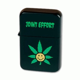 [57013] MECHERO ZIPPO MARIHUANA VERDE-AMARILLO
