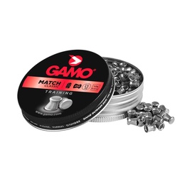 [6320025] PERDIGONES GAMO 5.5 MATCH 250 PIEZAS COPA PLATA