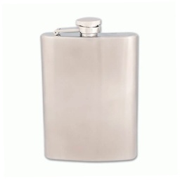 [39067] PETACA CROSSNAR ACERO 270 ML PLATA