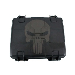 [TB1260-BKP] MALETIN RIGIDO FMA ACOLCHADO PUNISHER NEGRO