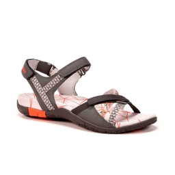 SANDALIA CHIRUCA VALENCIA 18 MUJER GRIS-NARANJA