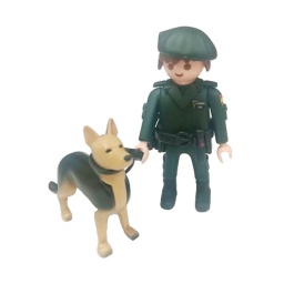 [134678] MUÑECO CUSTOM GUARDIA CIVIL UNIDAD CANINA VERDE