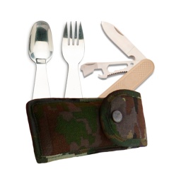 [76016-PB] CUBIERTO MILITAR NAVAJA C/FUNDA CORDURA PIX.BOSCOSO
