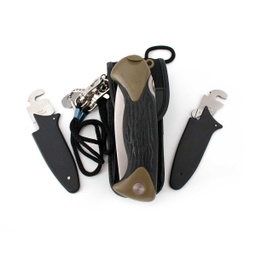 [10685] NAVAJA CROSSNAR HOJAS INTERCAMBIABLES NEGRO-VERDE