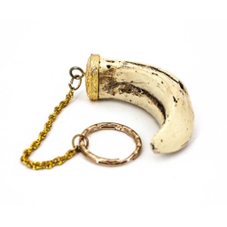 [19047] LLAVERO CROSSNAR COLMILLO BEIGE