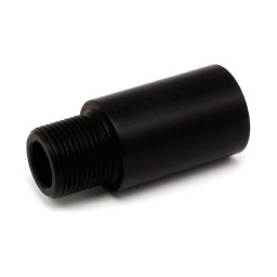 [AP2474] PROLONGACION CAÑON EXTERNO 2.8CM NEGRO