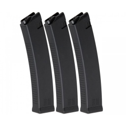 [AZ29898] CARGADOR FUSIL KWA QRF MOD.1 80RDS 3PCS NEGRO