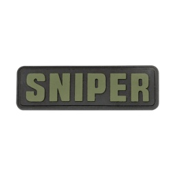 [09939] PARCHE PVC BARBARIC SNIPER VERDE-NEGRO
