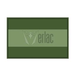 [09940] PARCHE PVC BARBARIC 7.5X5CM ESPAÑA VERDE