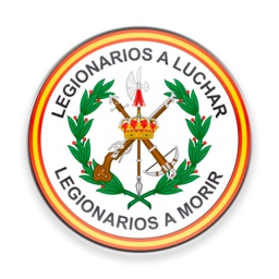 [08203] IMAN FRIGO LEGIONARIOS A LUCHAR REDONDO BLANCO