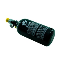 [AD-3354] BOTELLA HPA SOGER 48CI 0.8L 3000 PSI ALUMINIO NEGRA
