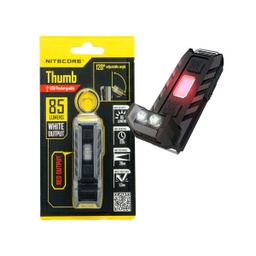 [AZ22962] LINTERNA NITECORE THUMB 85LUMENS NEGRA