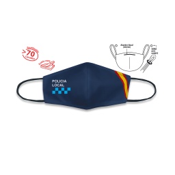 [30684GR4302] MASCARILLA HOMOLOGADA MARINO POL.LOCAL