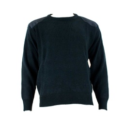 JERSEY CAJA ACRILICO CODERAS NEGRO