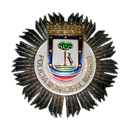 [331382] PLACA CARTERA METALICA POLICIA MUNICIPAL MADRID
