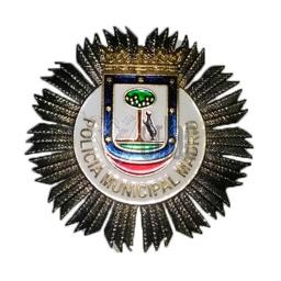 [331382] PLACA CARTERA METALICA POLICIA MUNICIPAL MADRID