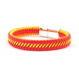 [707921] PULSERA ESPAÑA ANCHA MAGNETICA