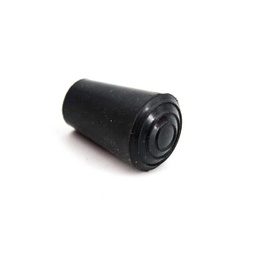 [804-10] PUNTA BASTON GOMA 10MM NEGRA
