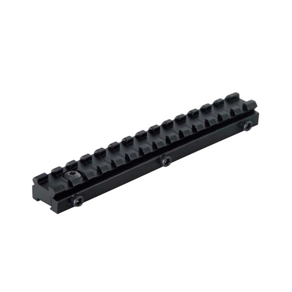 RAIL GAMO REGLETA PICATINNY NEGRO Verlac