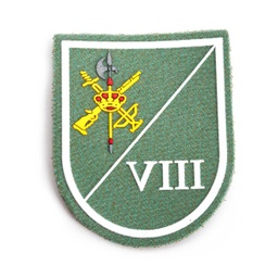 [301263-SARGA] PARCHE LEGION VIII BANDERA COLON C/VELCRO SARGA