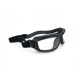 [PSSULTI064] GAFA BOLLE ULTIM8 LENTE TRANSPARENTE NEGRA