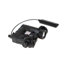 [AZ29008] LINTERNA TACTICA WADSN DBAL-EMKII LASER VERDE CON IR NEGRA