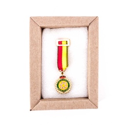 [140915] MEDALLA MINIATURA OPERACION BALMIS AMARILLA-ROJA