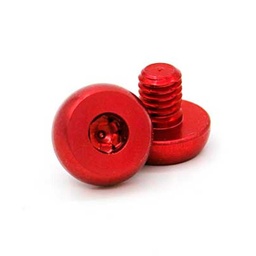 [AIP023-HC-R] AIP 7075 ALUMINUM GRIP SCREWS FOR TM 5.1/4.3 RED