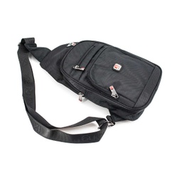 [5353] MOCHILA BANDOLERA X CORDURA NEGRA