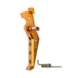 [MX-TRG001SEG] GATILLO-E CNC MAXX MODEL AVANZADO ALUMINIO DORADO