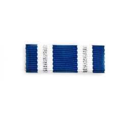 [09708] PASADOR MEDALLA AFGANISTAN OTAN AZUL-BLANCO