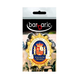 [16143] PLACA CARTERA BARBARIC ESCOLTA PRIVADO