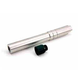 [AIP022-HC-02S] AIP STAINLESS STEEL THREADED OUTER BARREL-TM HI-CAPA 5.1 SILVER