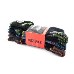[482215] CALCETIN TREKKING ASIBIH 3PCS 40-45 MULTICOLOR